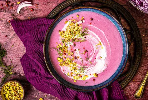 Cremige Rotkohlsuppe