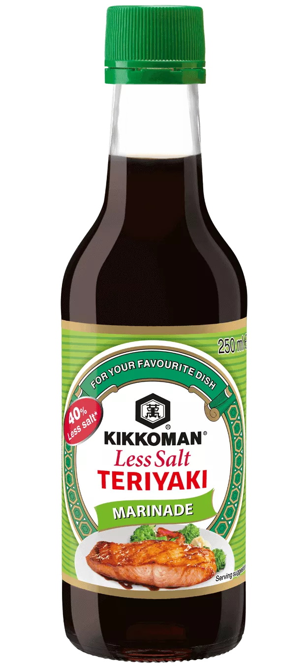 Kikkoman salzreduzierte Teriyaki Marinade 250 ml Flasche