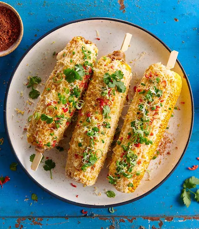 Mexikanischer Mais mit spicy Käse
