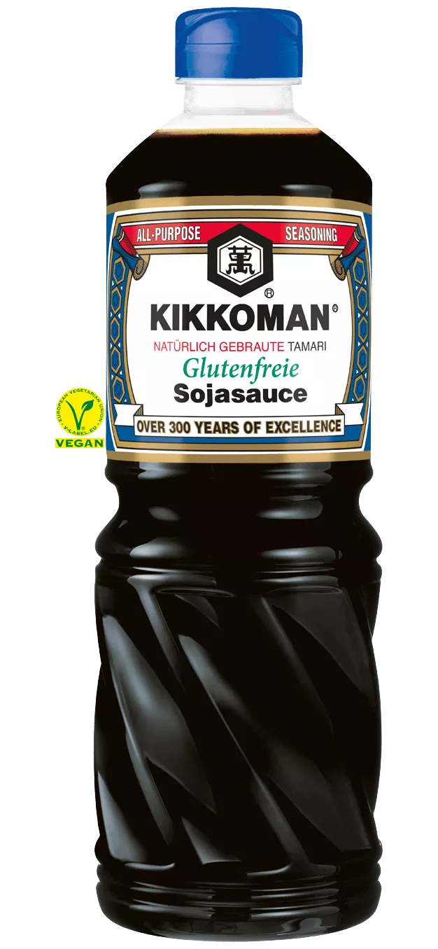 Kikkoman natürlich gebraute Tamari glutenfreie Sojasauce 1 L PET