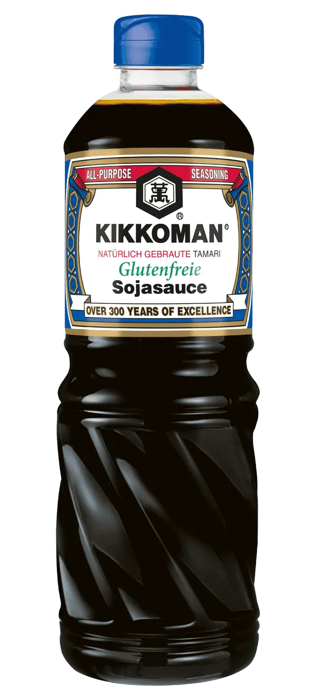 Kikkoman natürlich gebraute Tamari glutenfreie Sojasauce 1 L PET