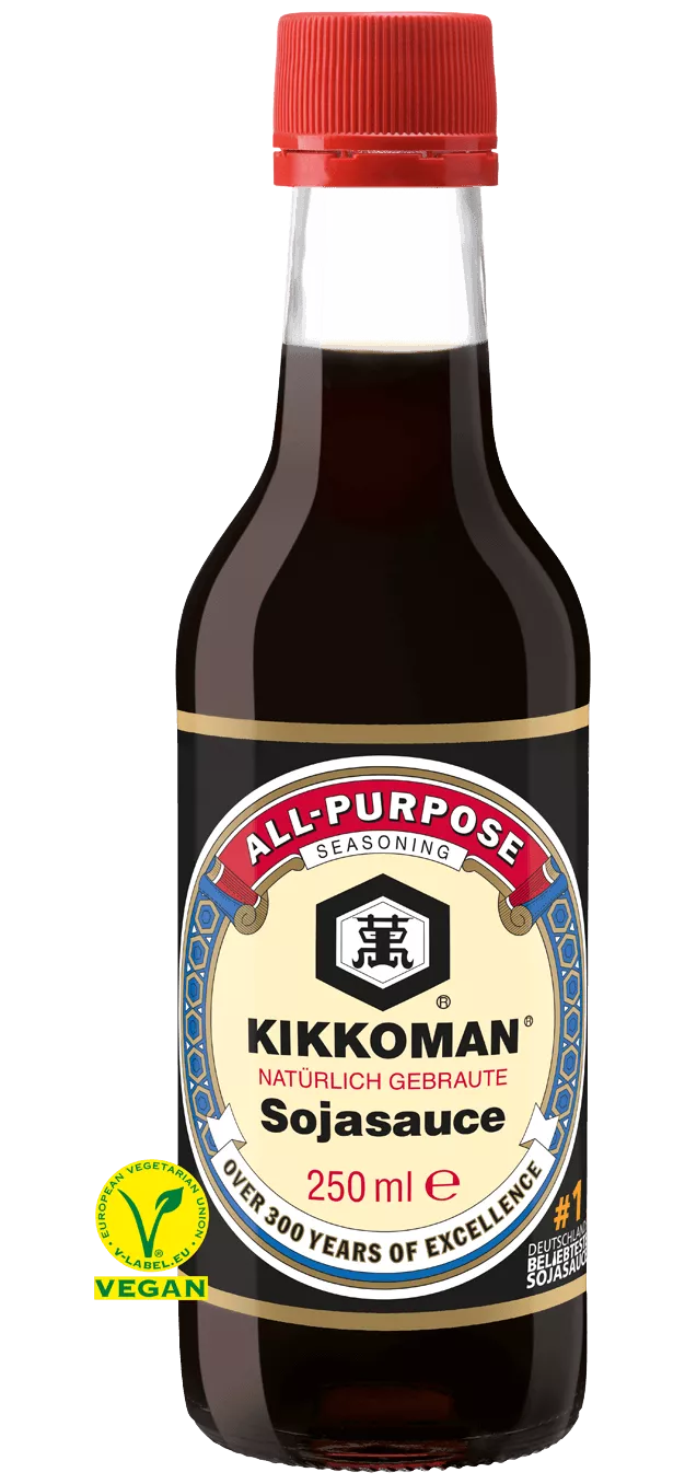 Kikkoman natürlich gebraute Sojasauce 250 ml Flasche