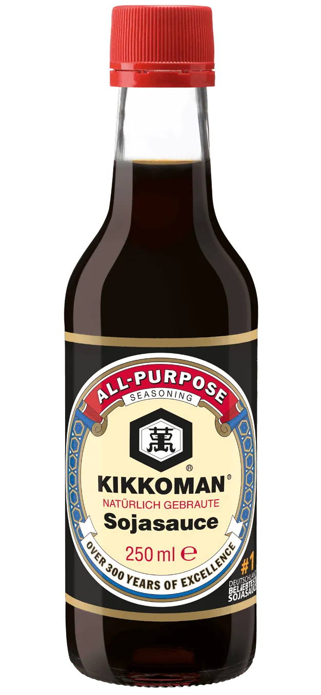 Kikkoman natürlich gebraute Sojasauce 250 ml Flasche