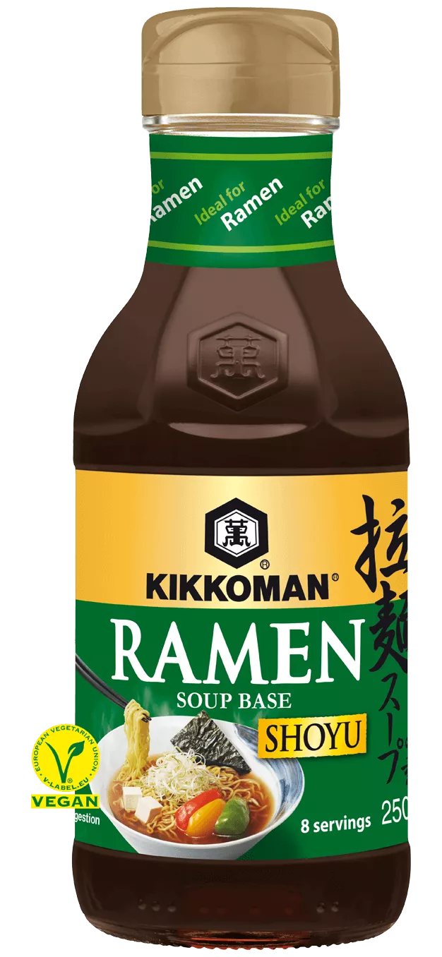Kikkoman Konzentrierte Ramen Suppenbasis -  Shoyu (Sojasauce) Geschmack 250 ml Flasche