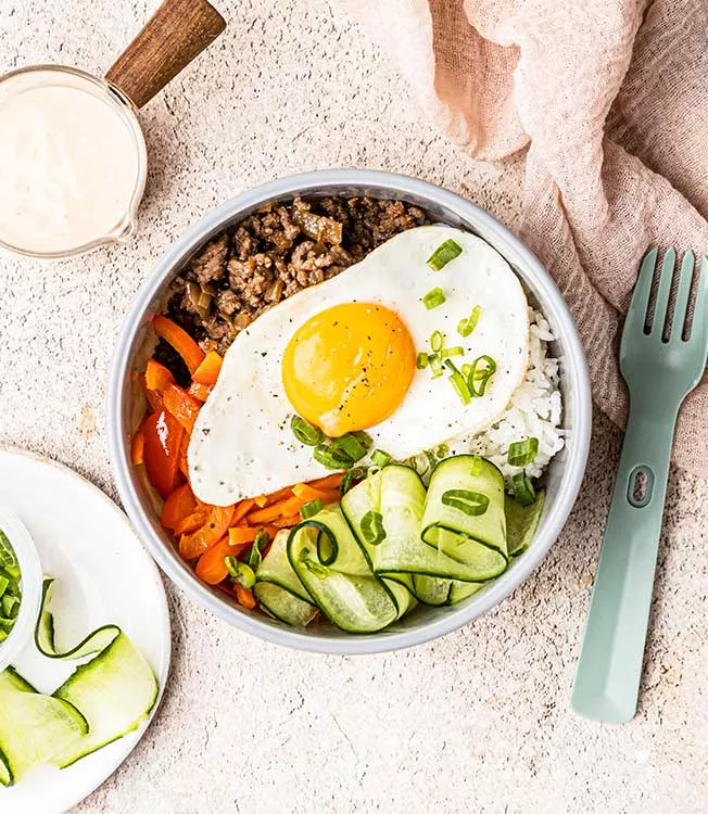 Rindfleisch-Bowl mit Gemüse
