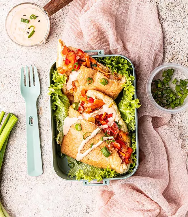 Gefülltes Gemüse-Omelett