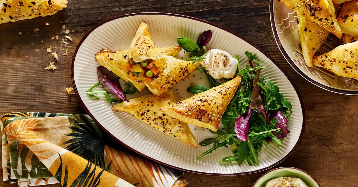 Samosas mit Kartoffeln und Erbsen | Kikkoman