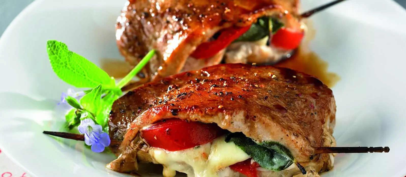 Gefüllte Naturschnitzel