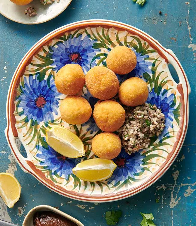 Arancini mit Raclettekäse