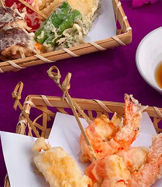 Kushi-ten Tempura-Spiess