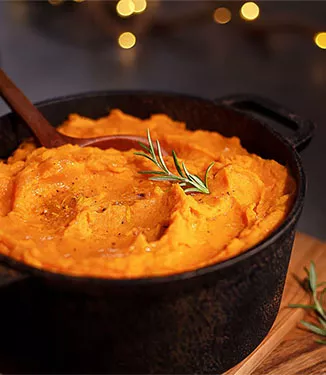 Cremiger Süßkartoffelstampf