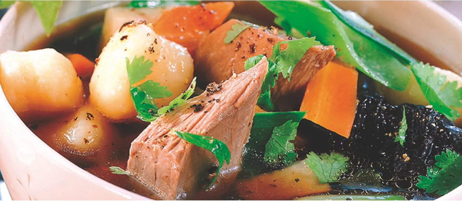 Enteneintopf mit Griessgnocchi
