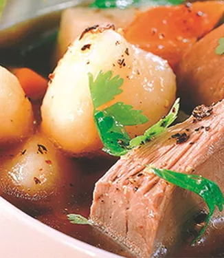 Enteneintopf mit Griessgnocchi