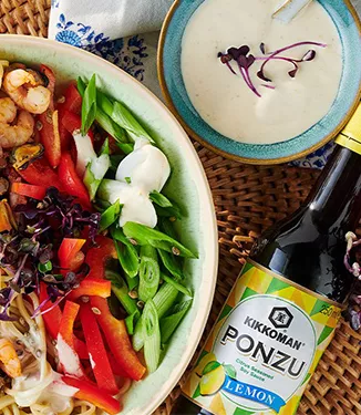 Meeresfrüchte-Ramen-Bowl