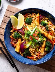 Teriyaki-Wok-Nudeln