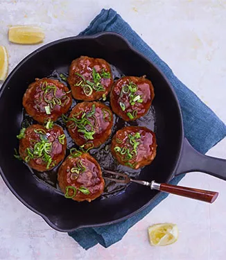 Japanische Fleischbällchen mit Ponzu