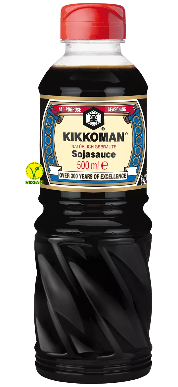 Kikkoman natürlich gebraute Sojasauce 500 ml PET