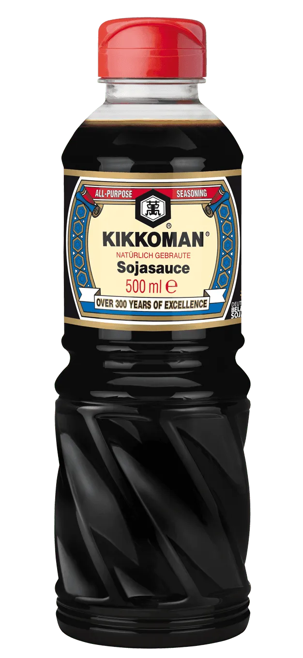 Kikkoman natürlich gebraute Sojasauce 500 ml PET