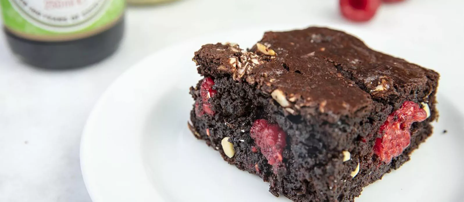 Zitronen-Minz-Kraut-Brownies