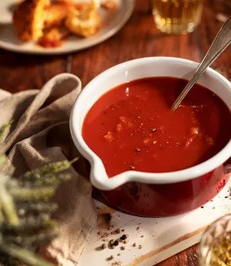 Würziges Pilz-Tomaten-Jus