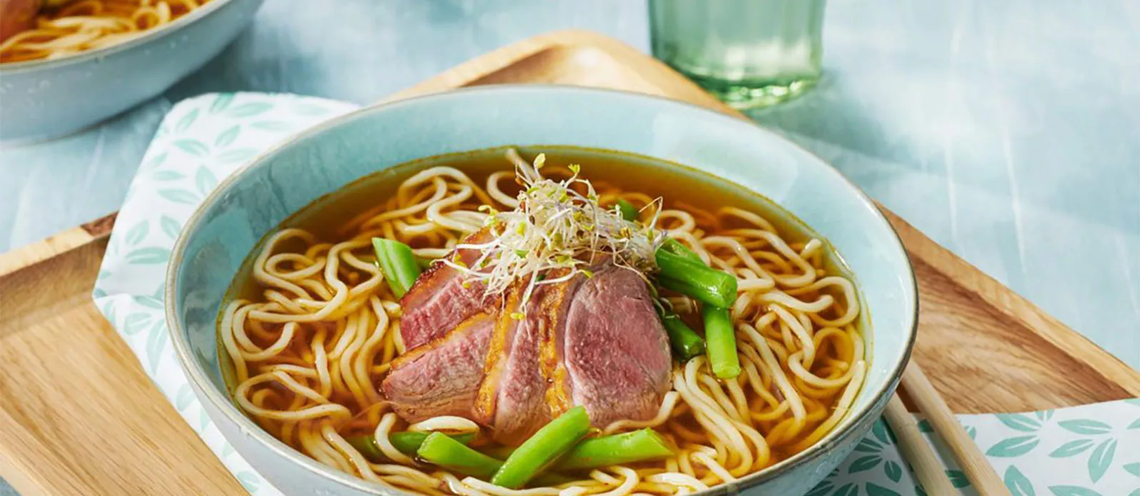 Ramen mit Teriyaki-Entenbrust