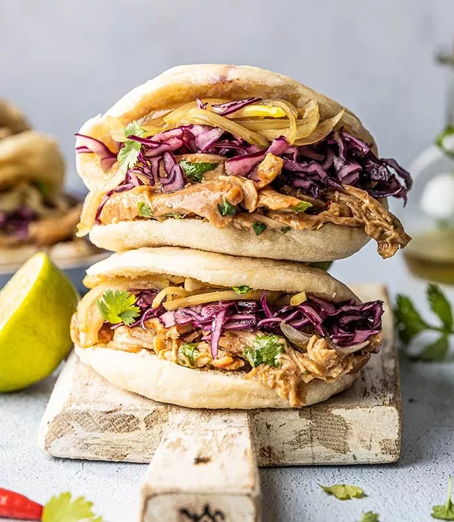Teriyaki-Hühnchen-Burger China-Style