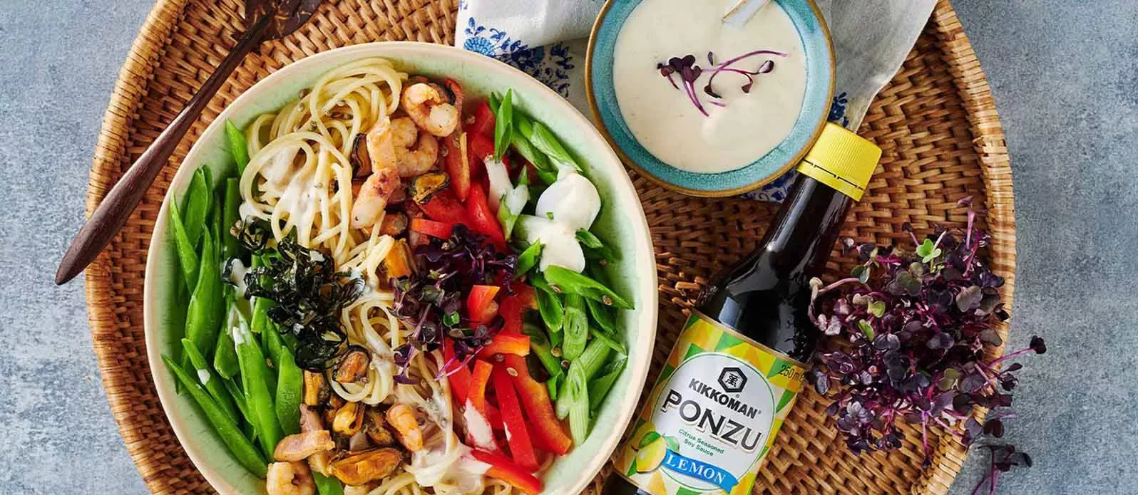 Meeresfrüchte-Ramen-Bowl