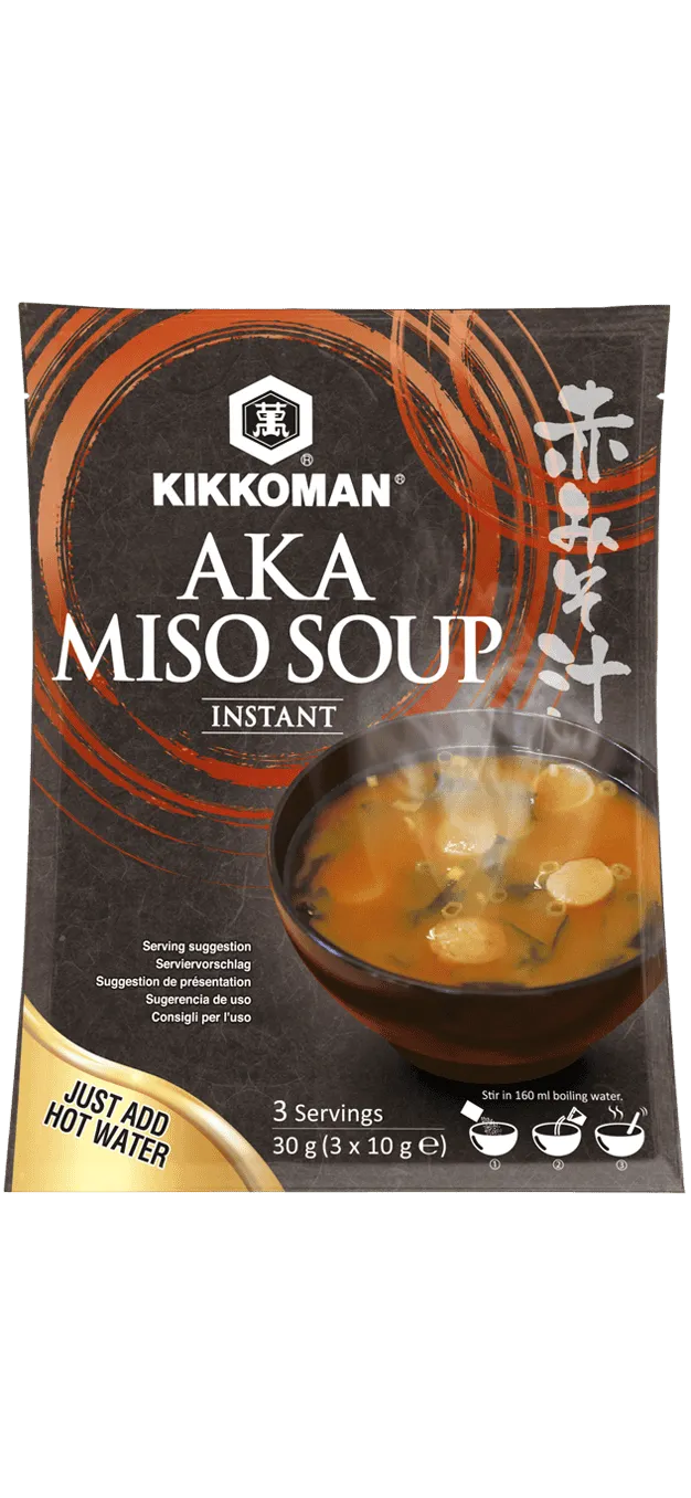 Kikkoman Instant Aka (rote) Miso Suppe 10 g x 3