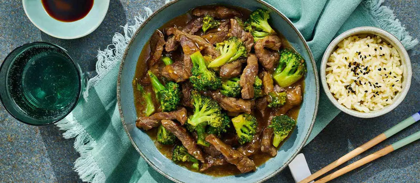 Rindfleisch mit Brokkoli