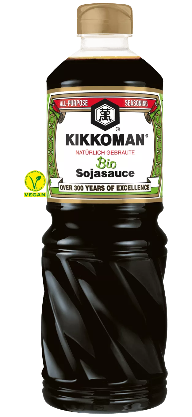 Kikkoman natürlich gebraute Bio-Sojasauce 1 L PET