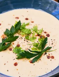 Weisse Gemüsecremesuppe