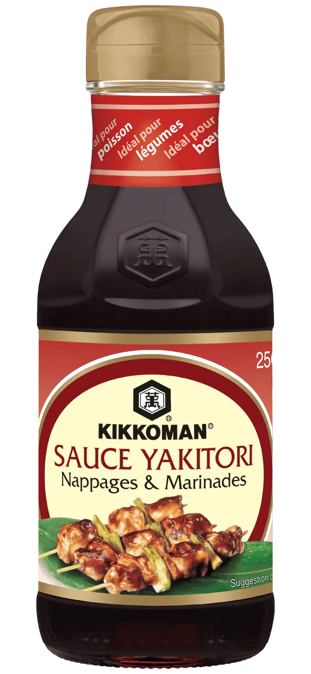 Kikkoman Yakitori Sauce - Würzsauce auf Basis natürlich gebrauter Sojasauce 250 ml Flasche