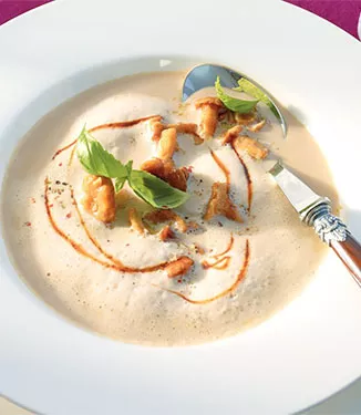 Kartoffel-Pfifferling-Cremesuppe