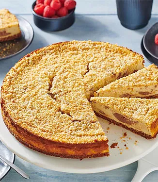 Knuspriger Schoko-Cheesecake