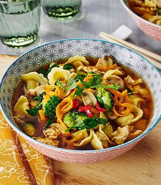 Veggie Tortellini-Ramen