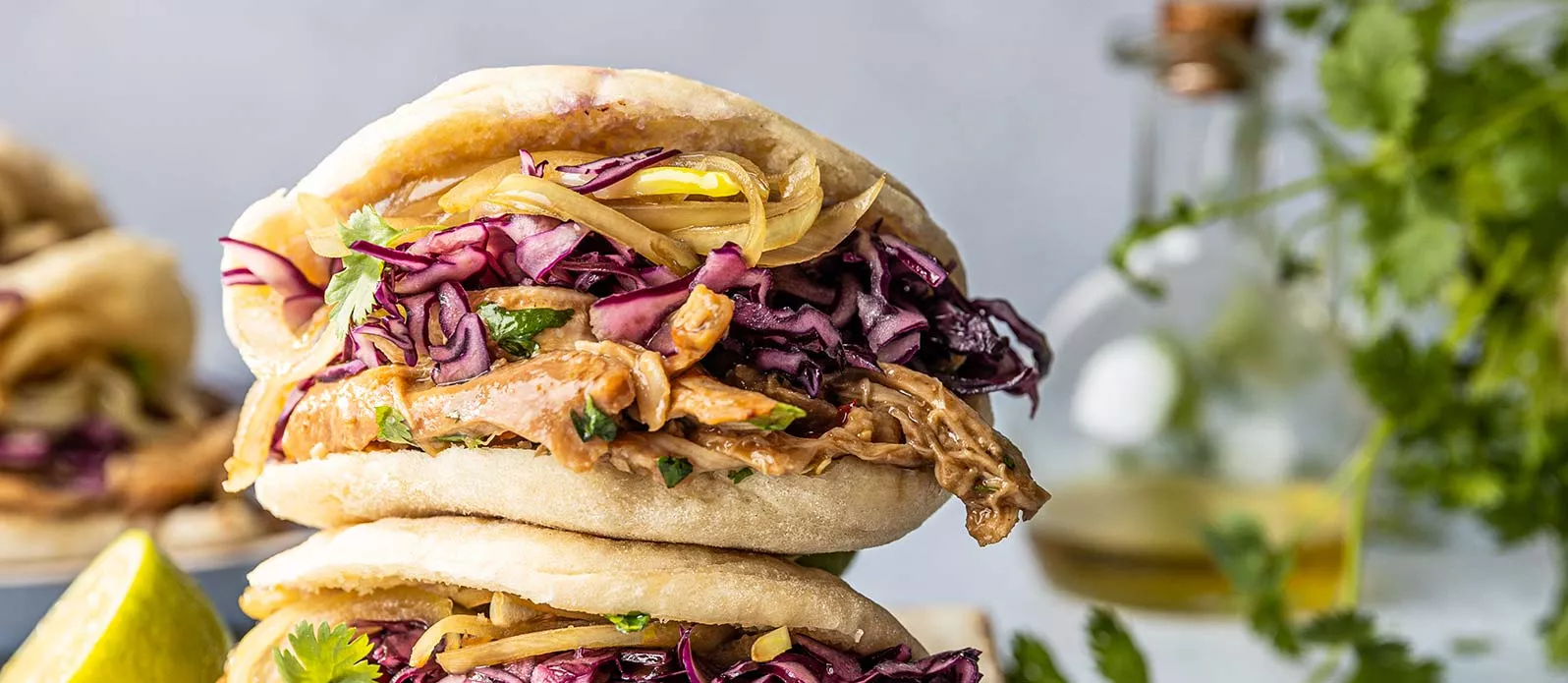 Teriyaki-Hühnchen-Burger China-Style