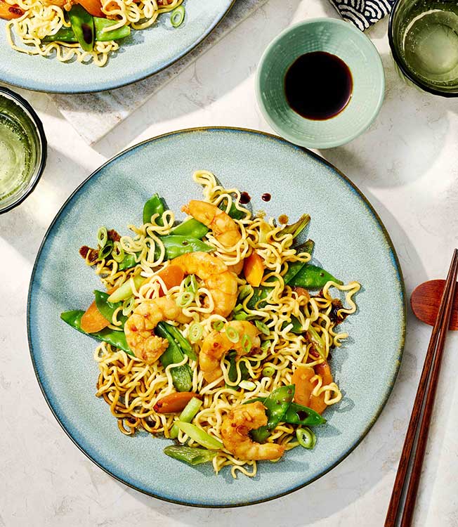 Garnelen Wok „Asia“