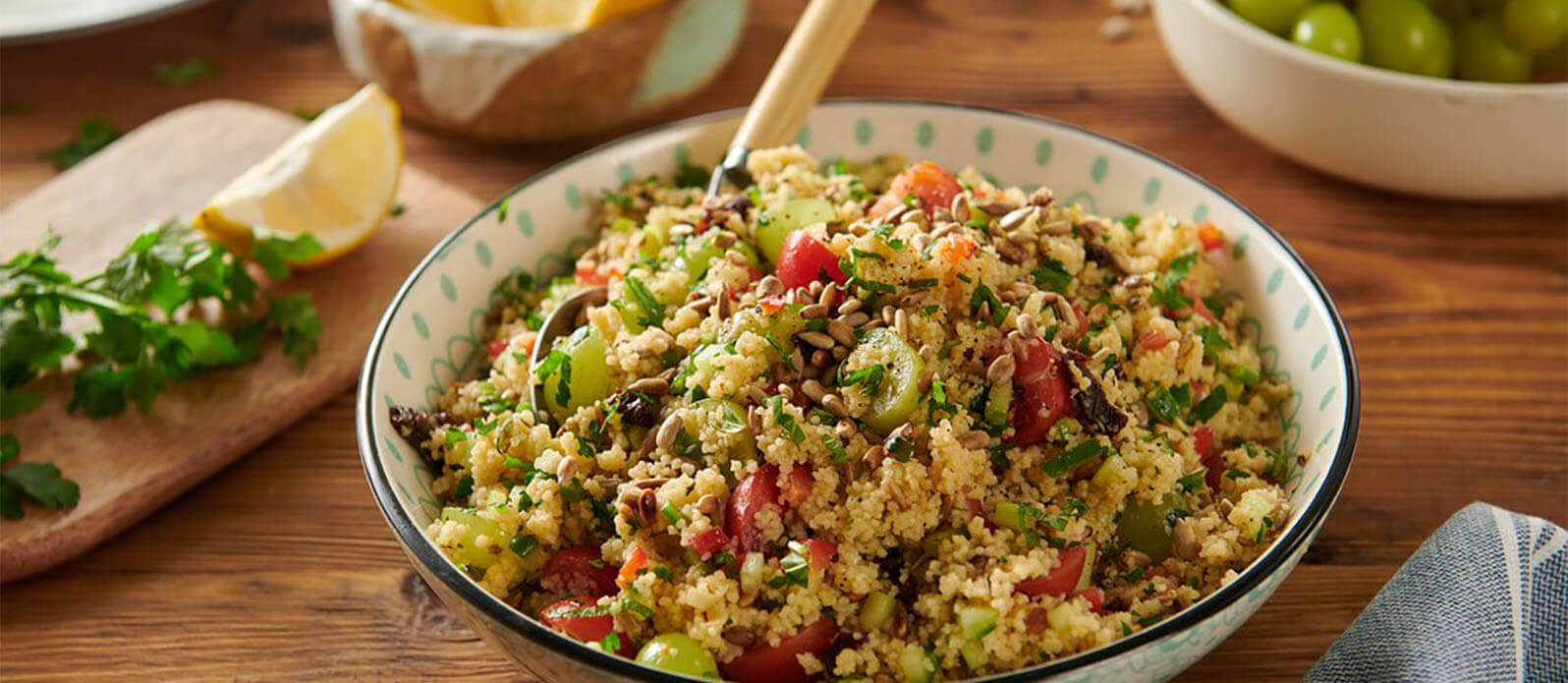 Sommerlicher Couscous-Salat mit Zitrone | Kikkoman